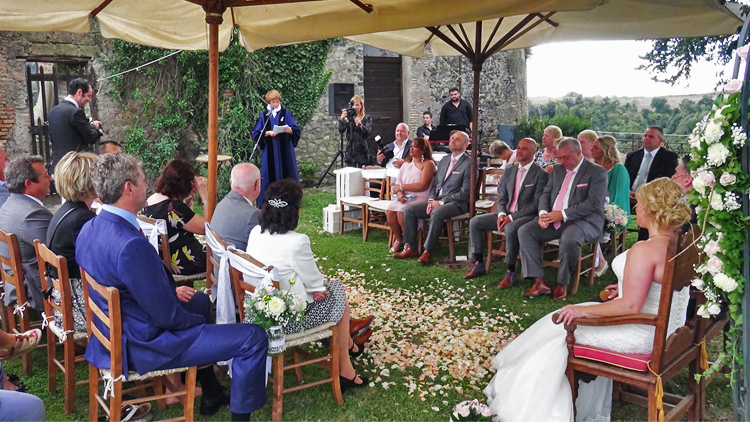 Bruiloft Monique en Rico, Borgo di Tragliata, Italië